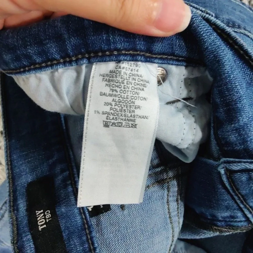 True Religion Mens Y2K Tony TBD Streetwear Skinny Jeans 40 Blue Faded Denim